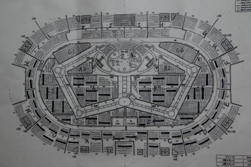 K.ODA TOUR 2011　座席図　　神戸