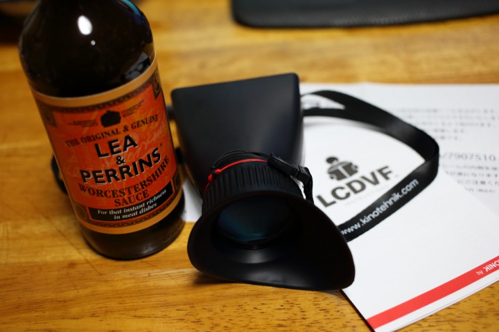 LEA & PERRINS（ウースターソース）　と　LCDVF3C（カメラ機材）　